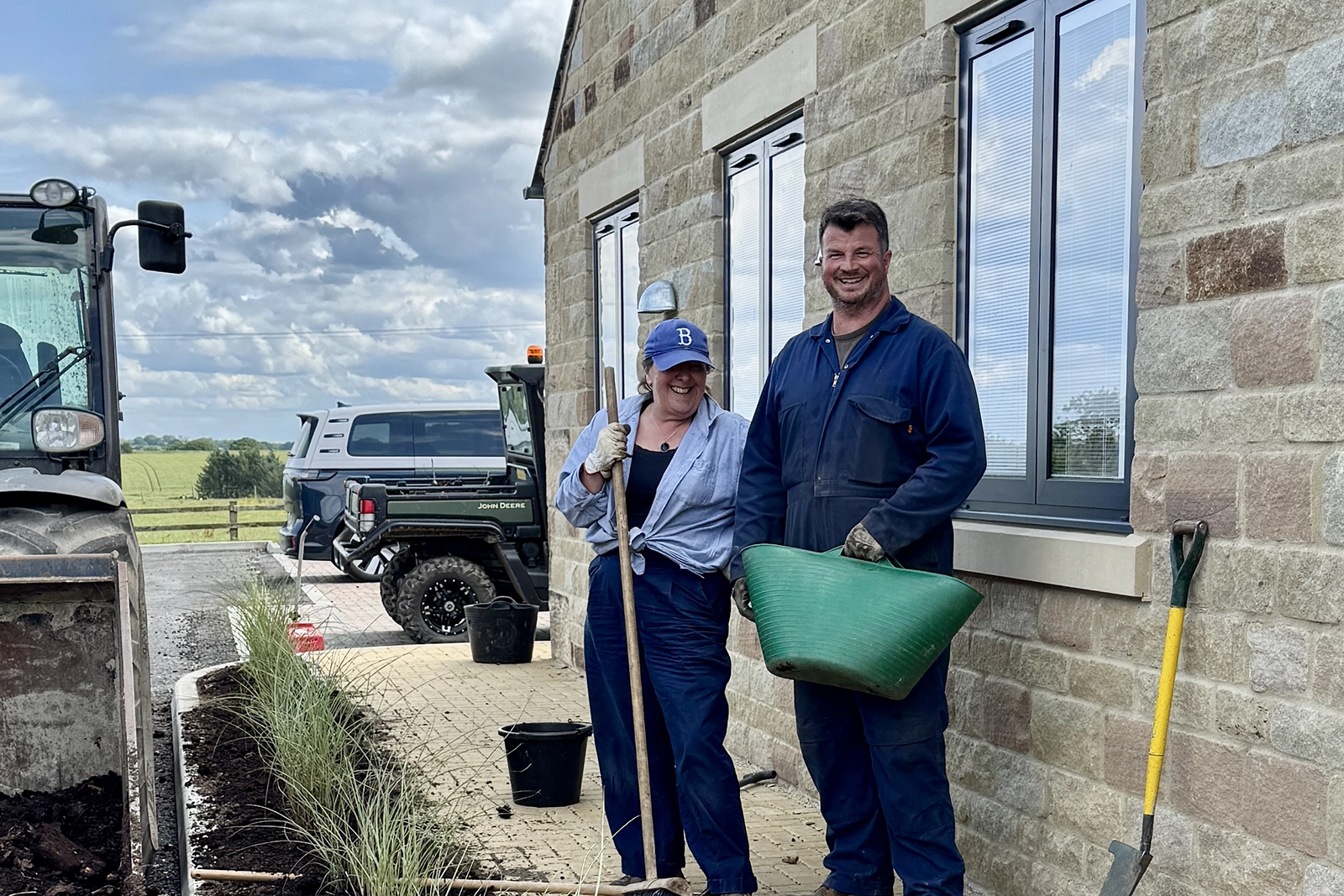 Estate Maintenance colleagues at Spa Bottom Farm