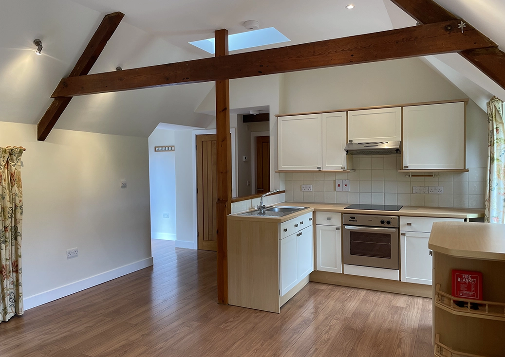 Beagle Cottage kitchen Rudding Estate residential property